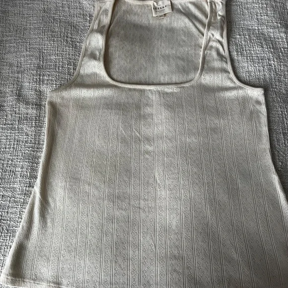 Sézane Juan tank top in ecru - Picture 4 of 5